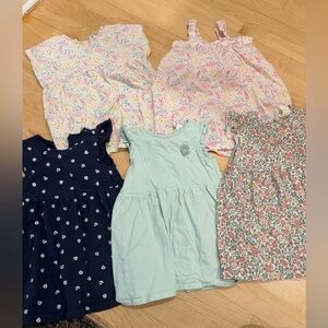 H&M Kids Dress Set - Navy, Mint, Floral
